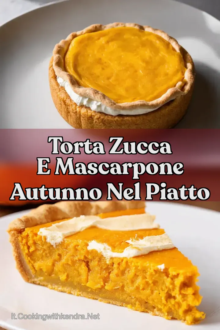 Torta Zucca e Mascarpone Autunno nel Piatto