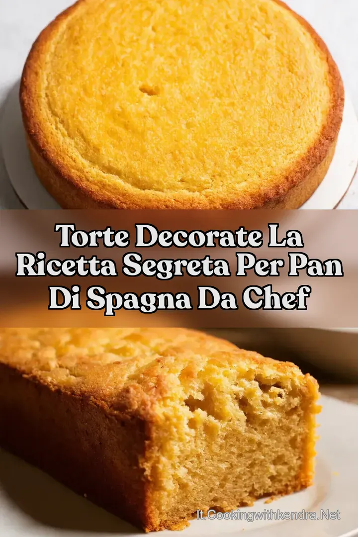 Torte decorate La Ricetta Segreta per Pan di Spagna da Chef