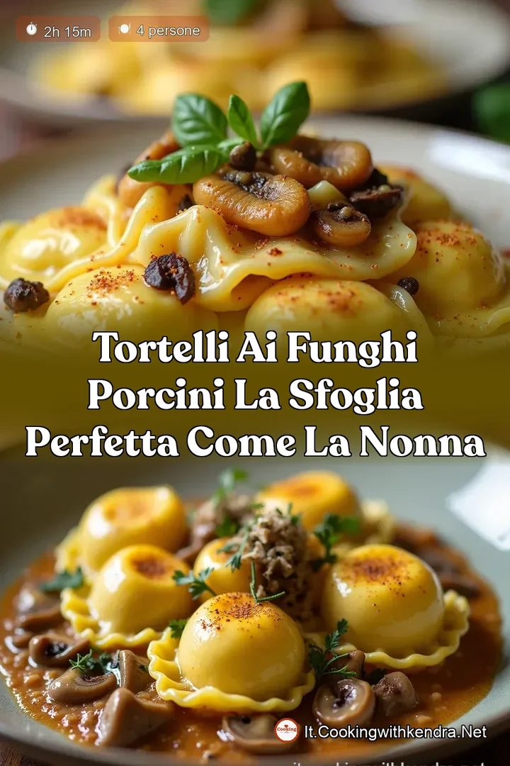 Tortelli ai Funghi Porcini La Sfoglia Perfetta Come la Nonna