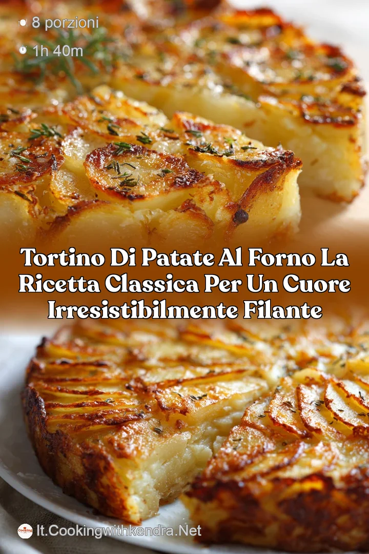 Tortino di patate al forno La ricetta classica per un cuore irresistibilmente filante