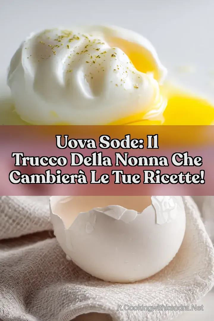 Uova Sode: Il Trucco della Nonna che Cambier&agrave; le Tue Ricette!