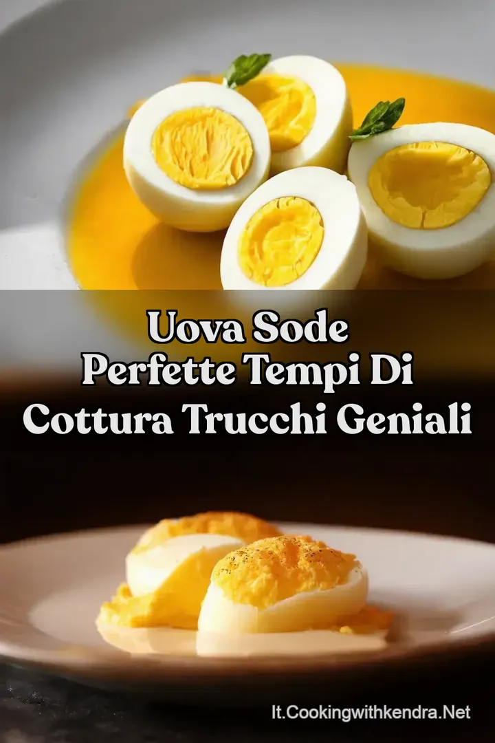 Uova Sode Perfette Tempi di Cottura Trucchi Geniali