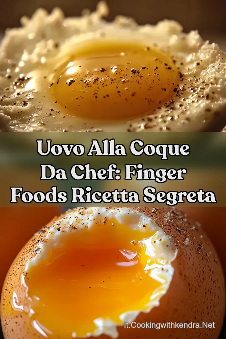 Uovo alla Coque da Chef: Finger Foods Ricetta Segreta