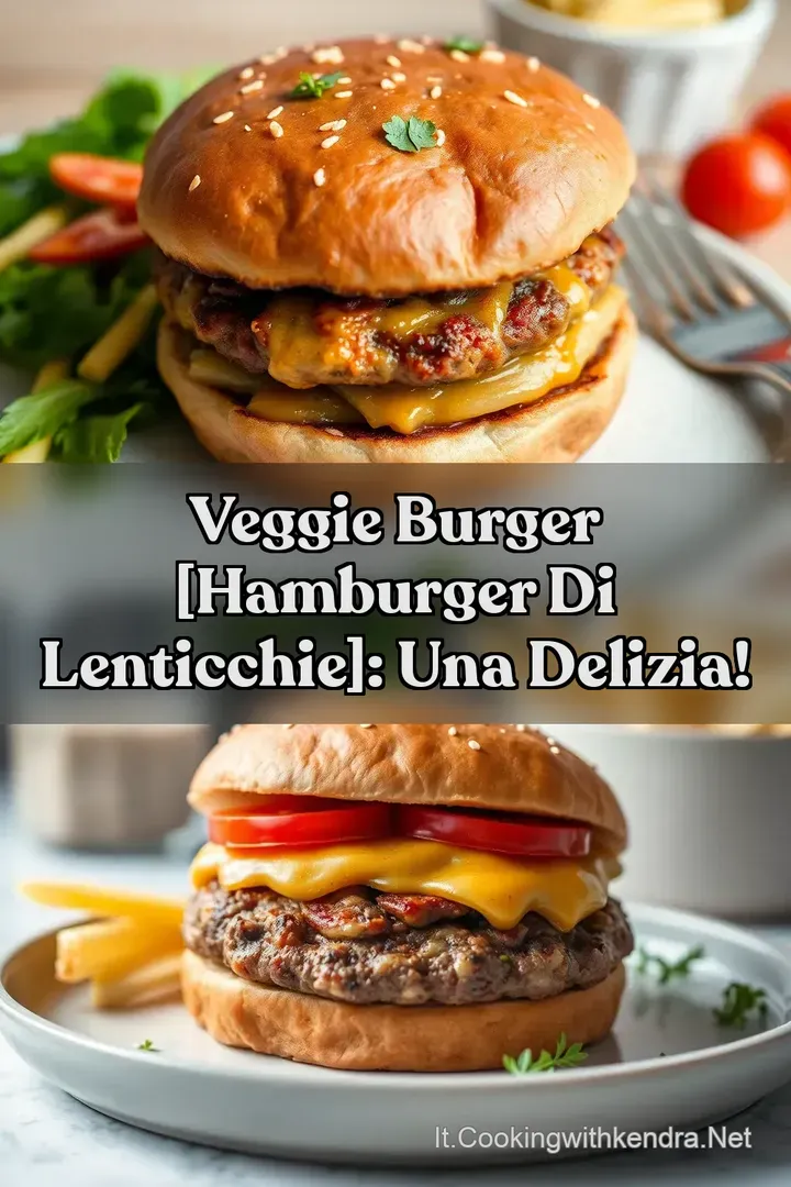 Veggie Burger [Hamburger di Lenticchie]: Una Delizia!