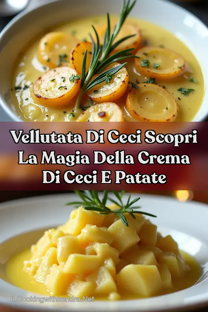 Vellutata di ceci Scopri la magia della Crema di ceci e patate