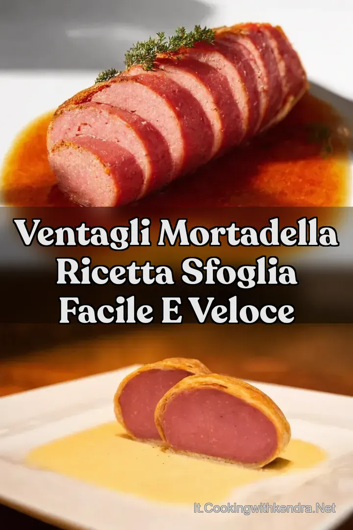 Ventagli Mortadella Ricetta Sfoglia Facile e Veloce