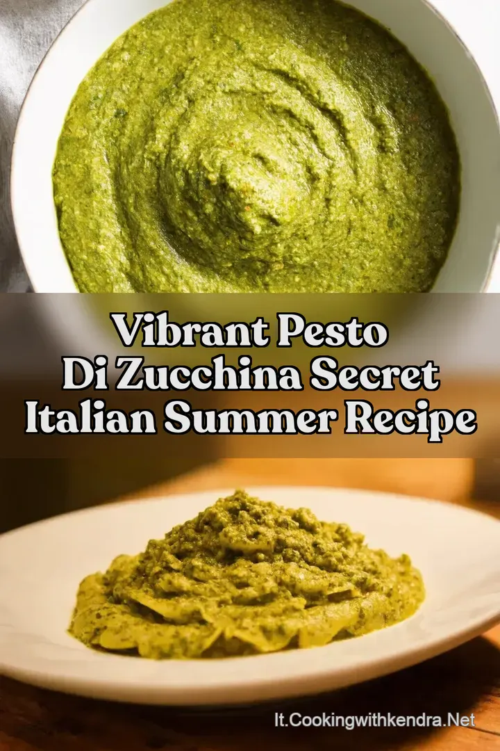 Vibrant Pesto di Zucchina Secret Italian Summer Recipe