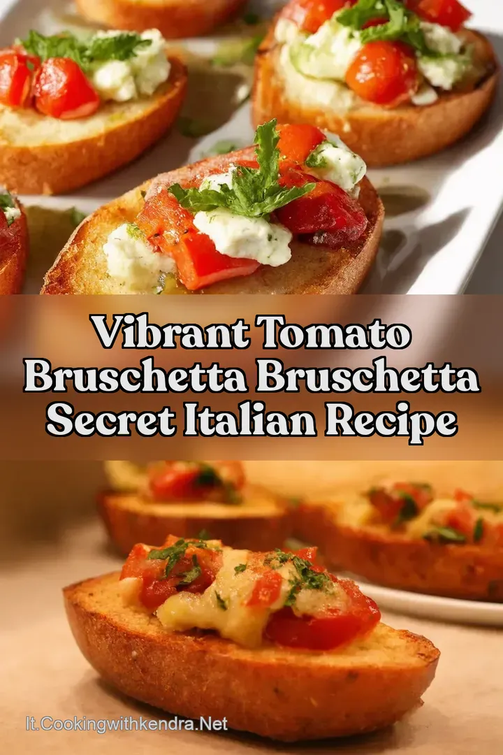 Vibrant Tomato bruschetta bruschetta Secret Italian Recipe