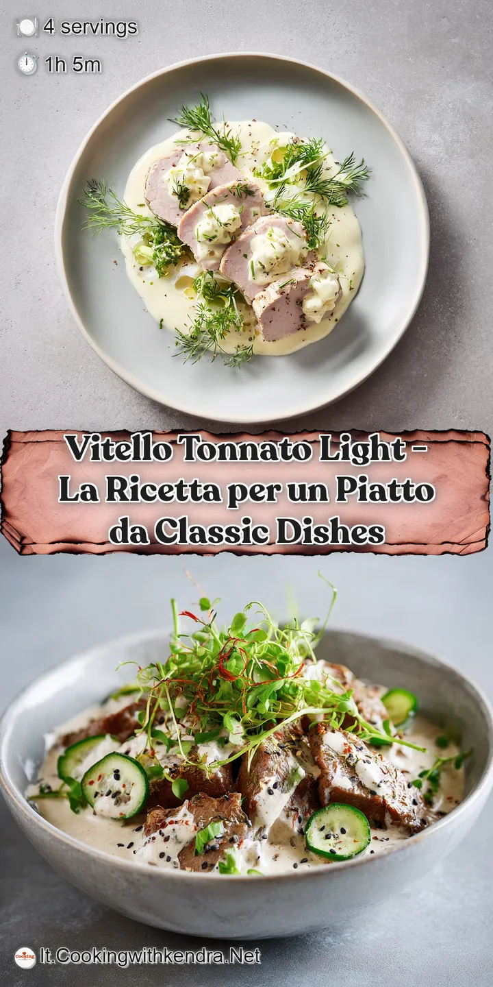 Close-up of creamy tuna sauce blanketing thinly sliced, pale pink veal, with a few green capers.