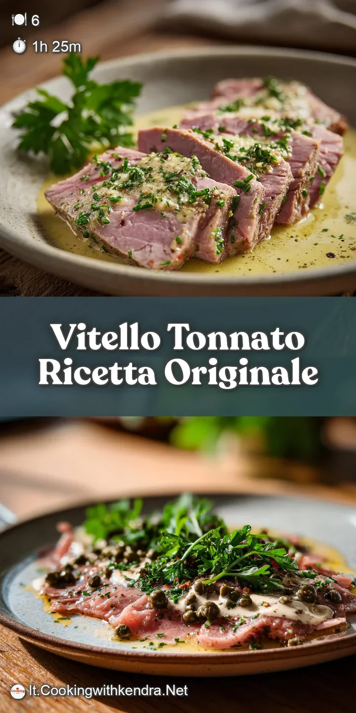 Close-up reveals tender veal bathed in luscious, pale yellow sauce, dotted with salty capers, inviting and appetizing.