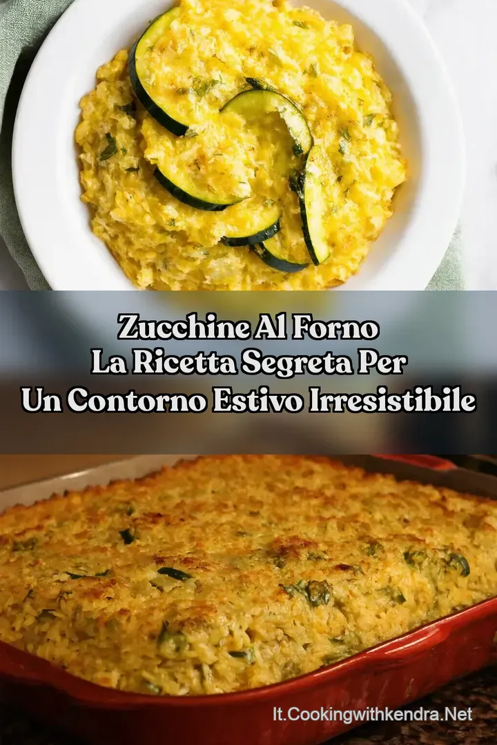 Zucchine al Forno La Ricetta Segreta per un Contorno Estivo Irresistibile
