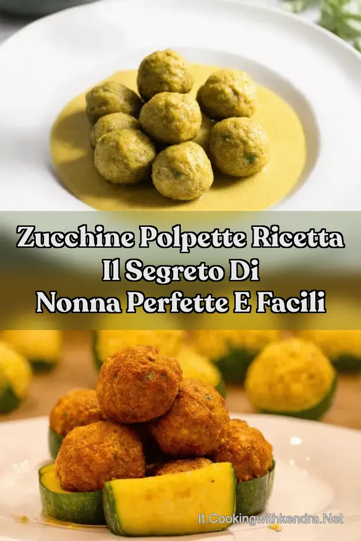 Zucchine Polpette Ricetta Il Segreto di Nonna Perfette e Facili