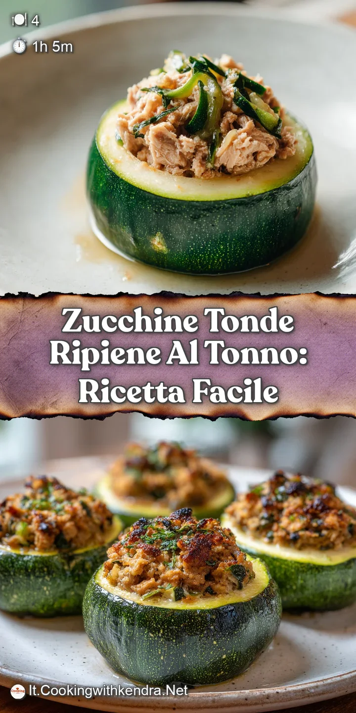 Close-up of a stuffed zucchini: glistening, savory filling with golden-brown edges, hinting at a delicious, aromatic Medit...