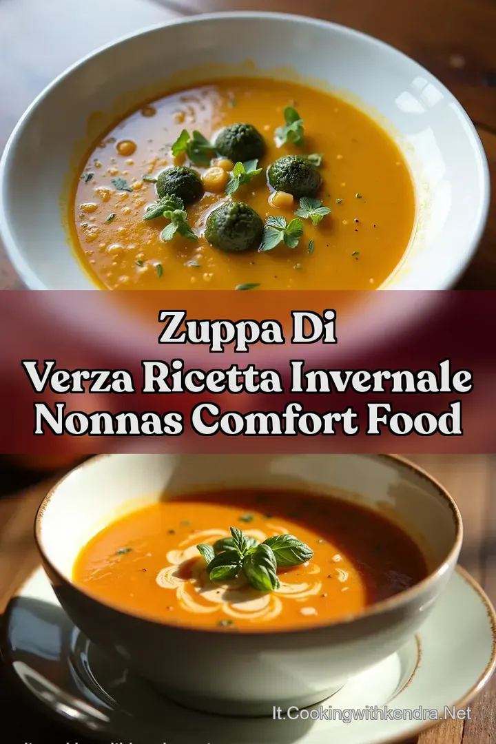 Zuppa di Verza Ricetta Invernale Nonnas Comfort Food