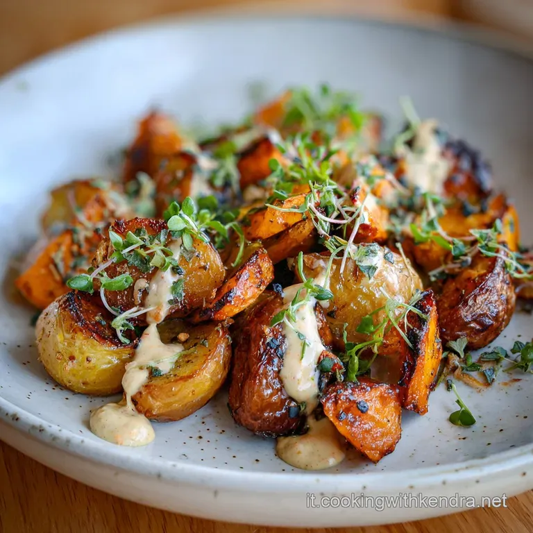 Antipasti Vegani Zucca e Mousse Tartufo