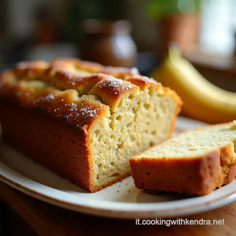 Il Tesoro Di Nonna Pina Banana Bread Classico Extra Umido Alle Noci Tostate presentation