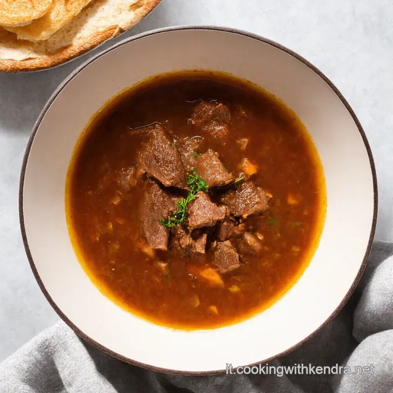 Brodo di Carne della Nonna Un Elixir di Salute e Sapore