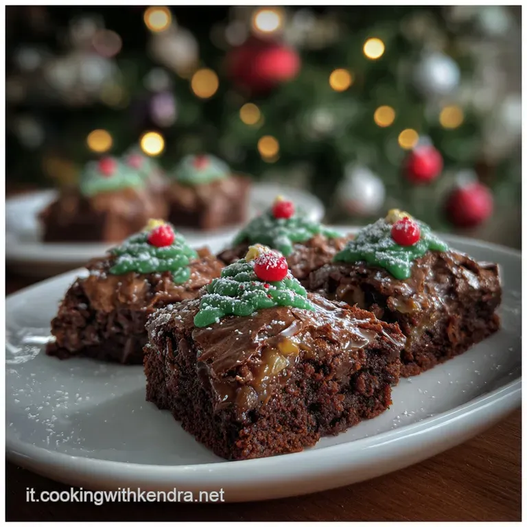 Christmas Tree Brownies Festive Fun for | Ricetta Veloce