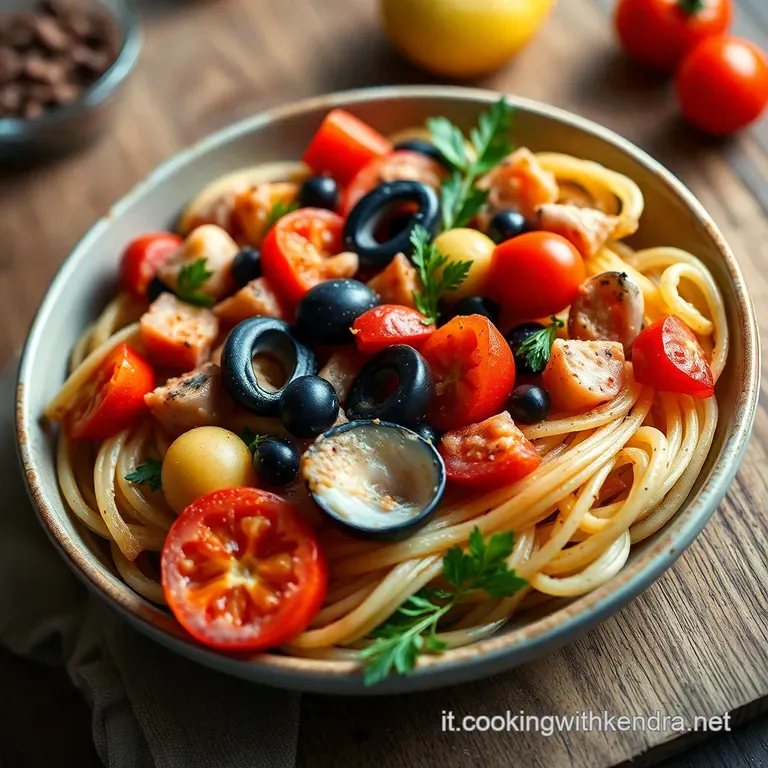 Calamarata Ai Frutti Di Mare presentation