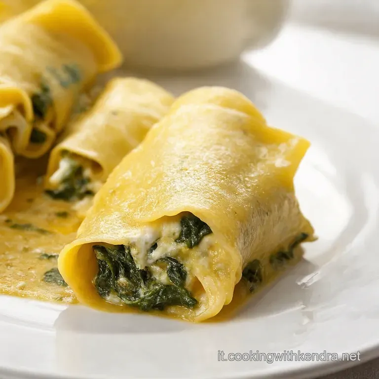 Cannelloni Ricotta e Spinaci Lazy Style Con Lasagne Fresche