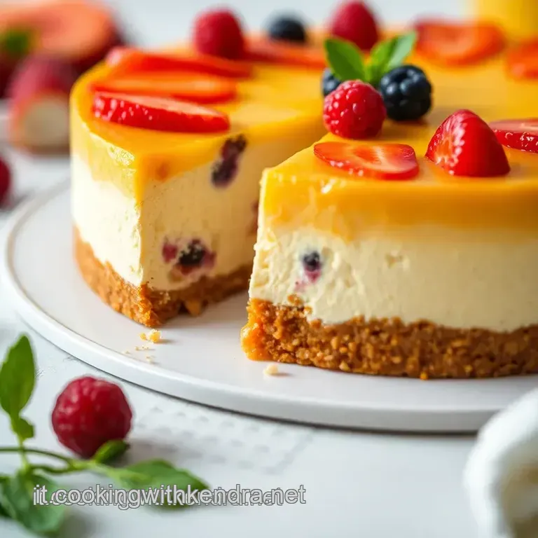 Cheesecake Ai Frutti Di Bosco: La Delizia Estiva presentation