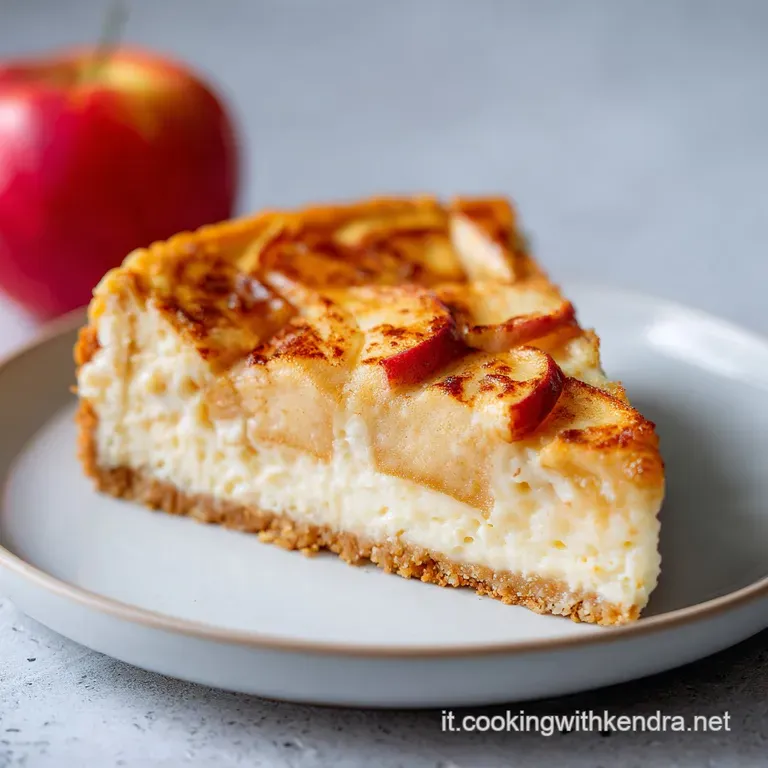 Cheesecake alle Mele Croccanti