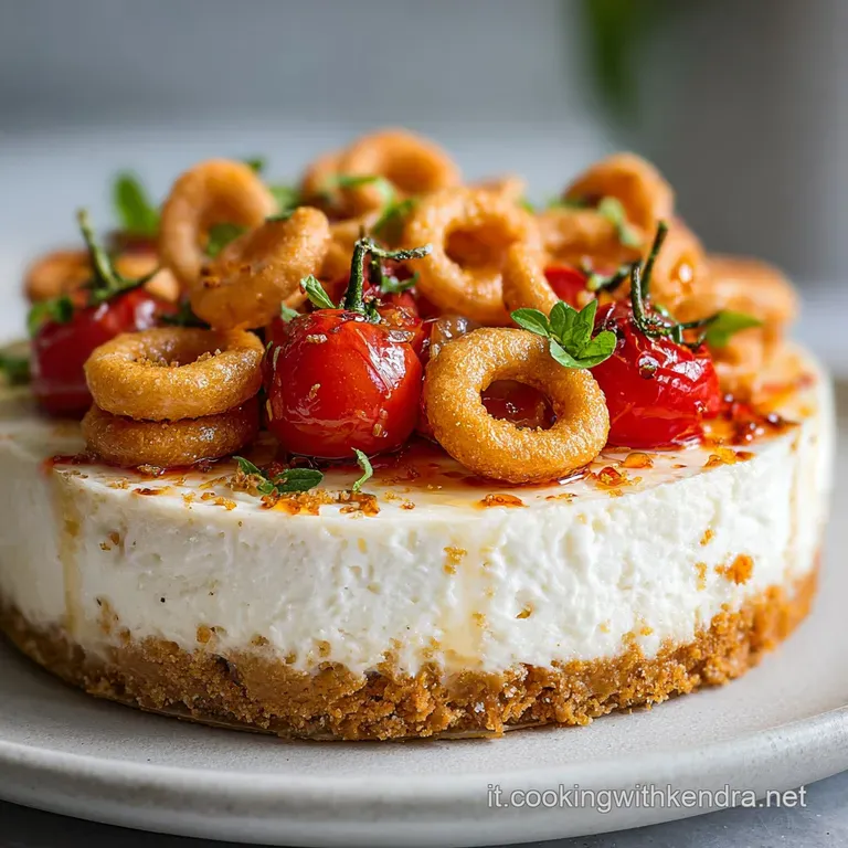 Cheesecake Salata con Taralli