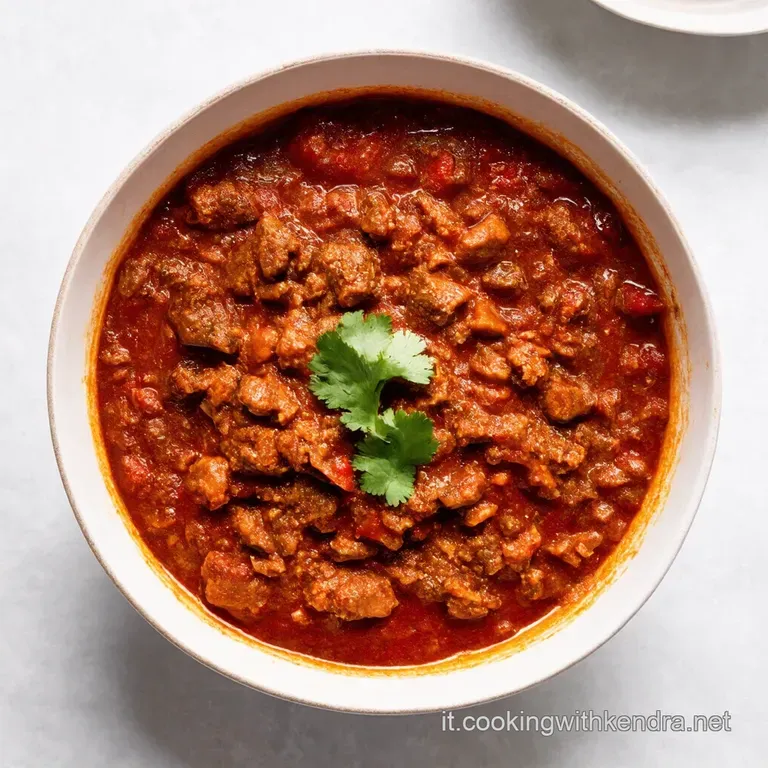 Chili Con Carne Un Inverno Caldo in una Ciotola