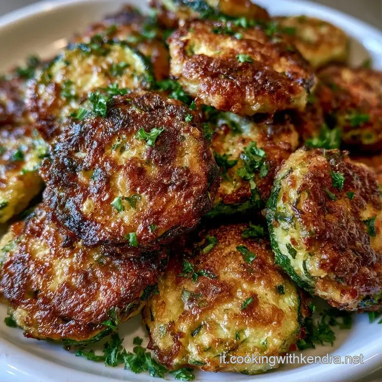 Una composizione curata di zucchine tenere e lucide, disposte a spirale su un piatto di ceramica con olio a filo.