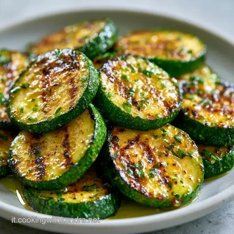 Contorno Zucchine Grigliate Saporite con Aceto