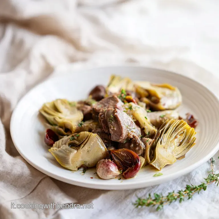 Coratella d Agnello ai Carciofi Originale