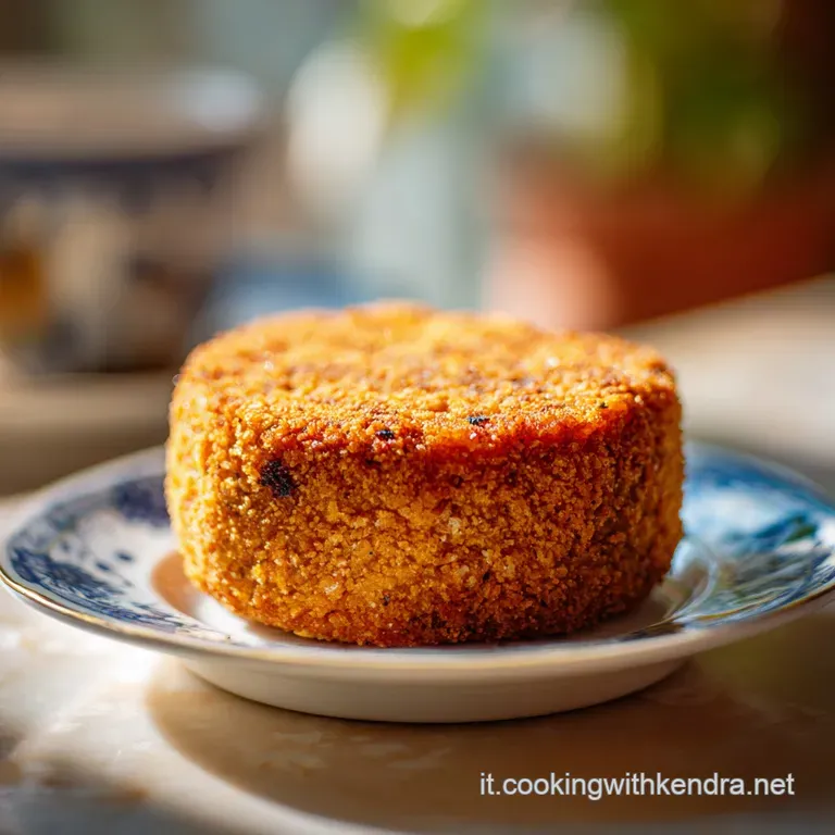 Beautifully arranged chickpea cutlets topped with fresh greens and a vibrant sauce, on a clean white plate.