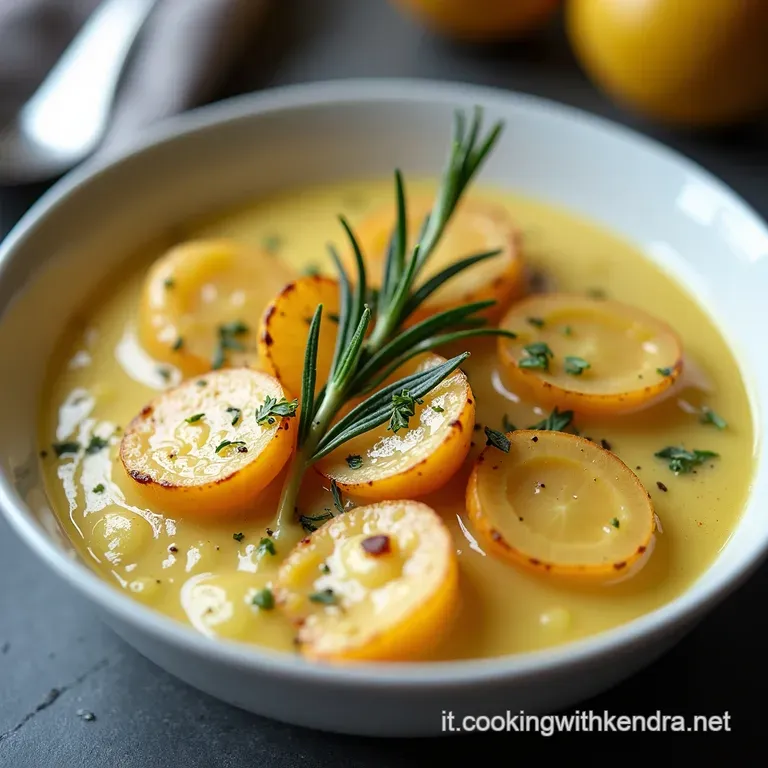 Crema di Ceci e Patate al Rosmarino Un Abbraccio Caldo