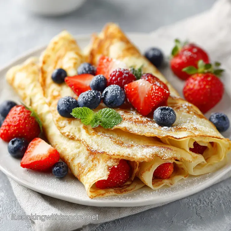 Crepes Fatte in Casa: Ricetta Veloce e Vellutata