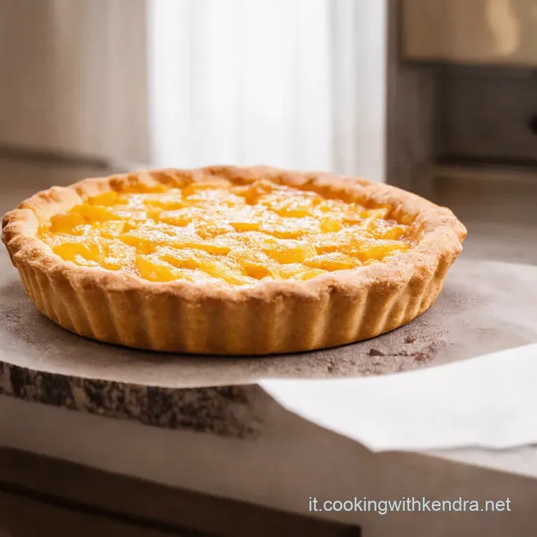 Crostata Di Albicocche Della Nonna presentation