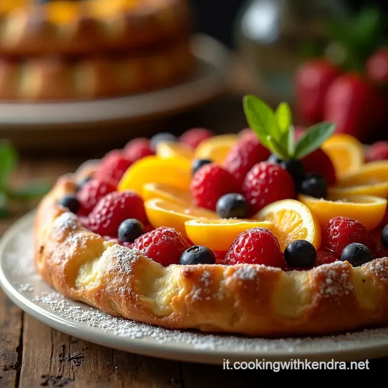 Crostata Di Frutta Fresca presentation