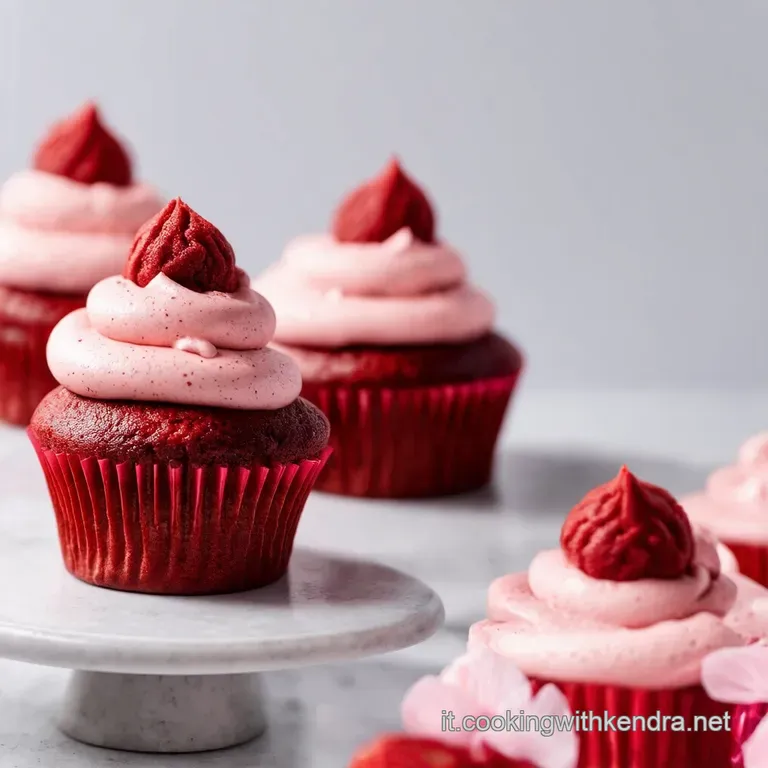 Cupcakes Red Velvet con Frosting di Formaggio Crema