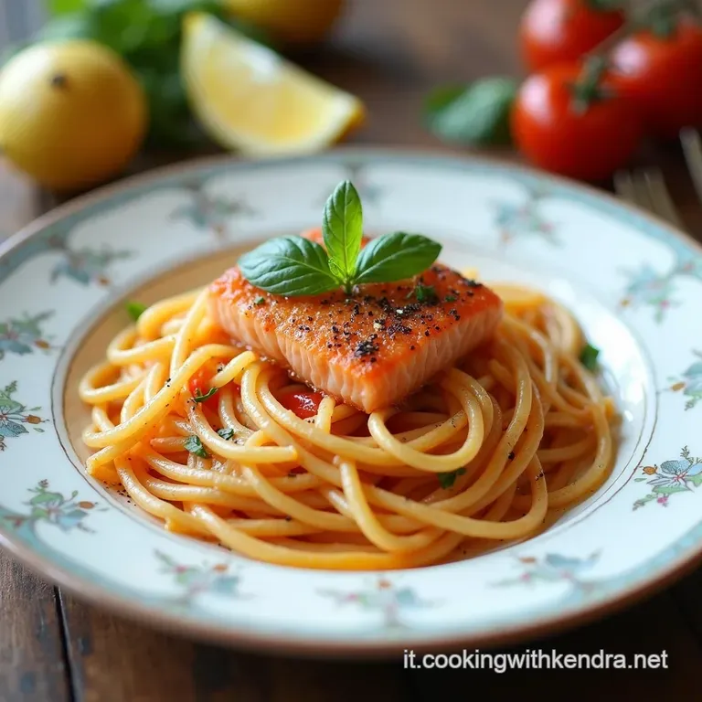 Filetti di Salmone alla Mediterranea Un Viaggio di Sapori sotto il Sole