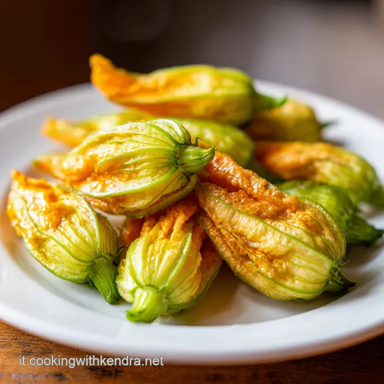 Fiori di Zucca in Pastella Ripieni Croccanti
