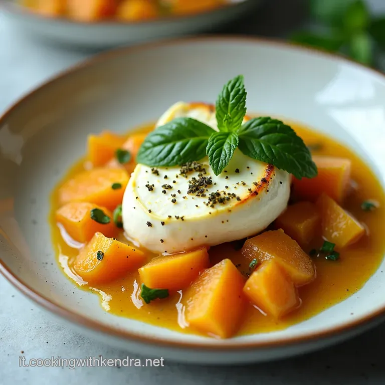 Fiori di Zucca Ripieni Ricotta Menta e Coulis di Piselli