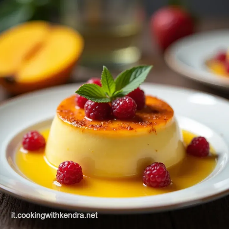 Flan de Mango Sin Horno Ricetta Facile e Veloce