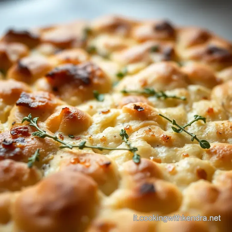 Focaccia Alla Cipolla Pugliese presentation