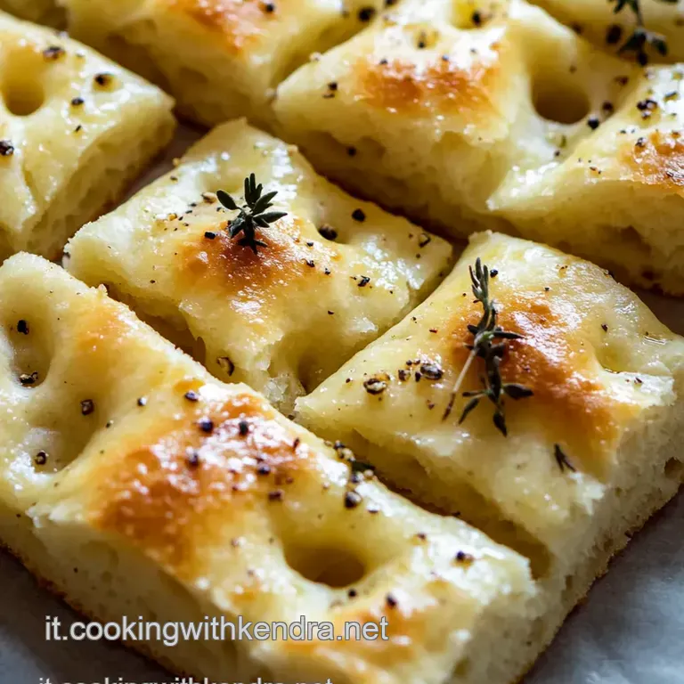 Focaccia Barese Autentica presentation