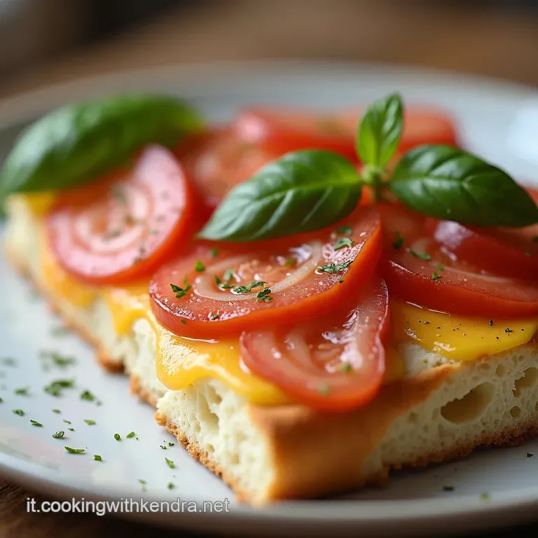 Focaccia di Pane Carasau con Stracchino e Prosciutto