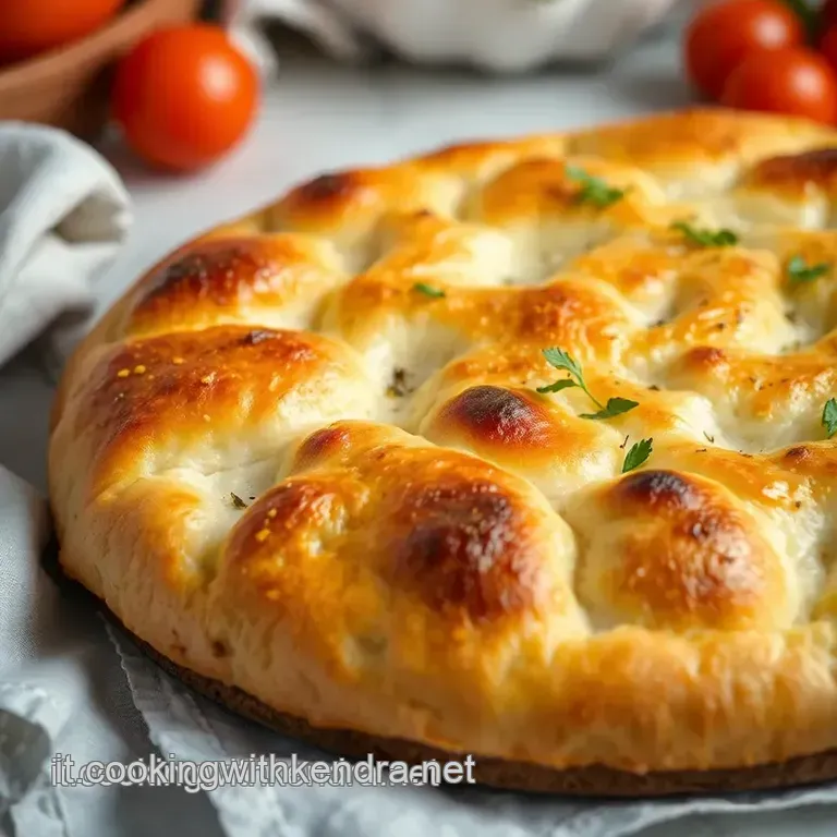 Focaccia Di Recco presentation