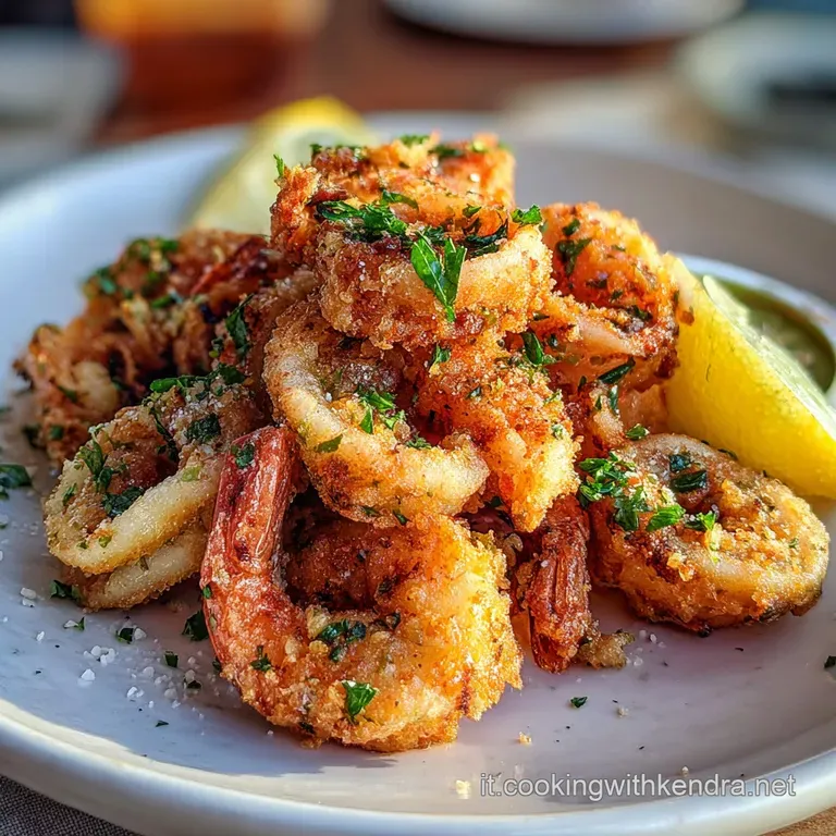 Frittura di Gamberi e Calamari Croccante