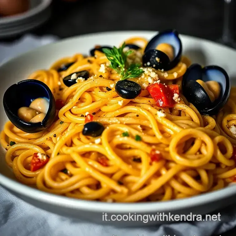 Fusilli Express: Cozze Piselli E Un Tocco Di Mare presentation