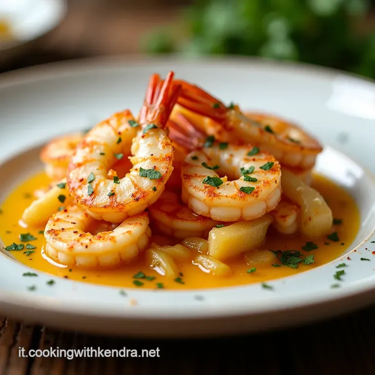 Gamberi Reali Gratinati al Limone e Prezzemolo La Doratura Perfetta