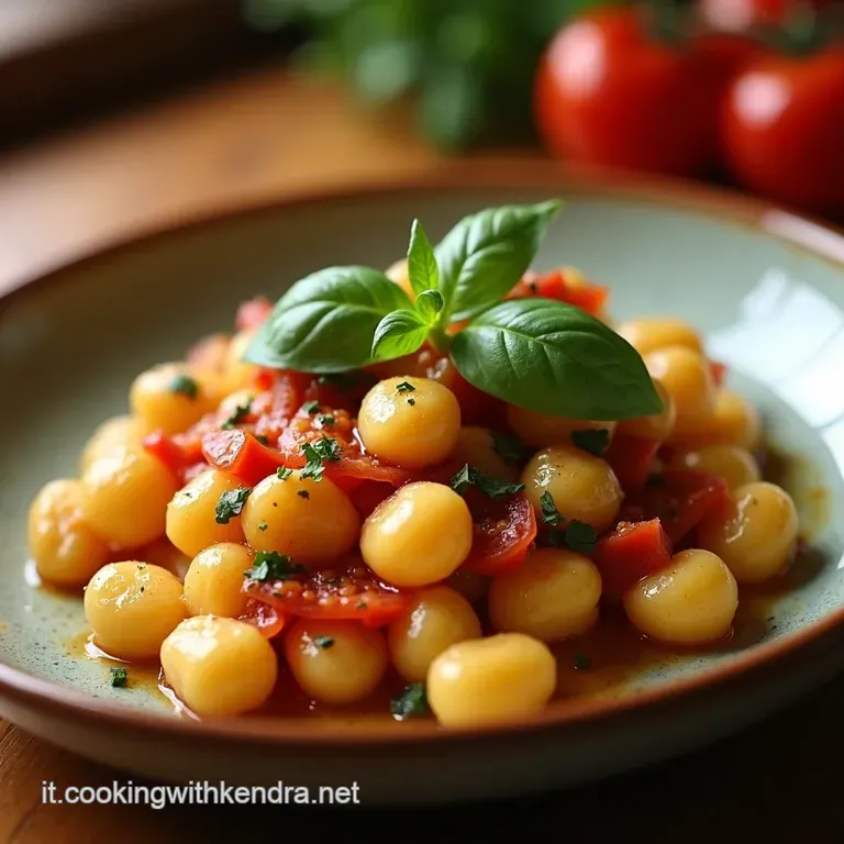 Gnocchi Alla Toscana Con Pomodoro E Basilico presentation