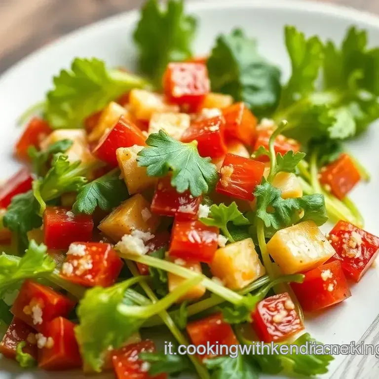 Insalata Croccante di Cavolo Rosso e Noci